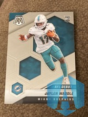 2021 Panini Mosaic Jaylen Waddle #248 NFL Debut RC Miami Dolphins